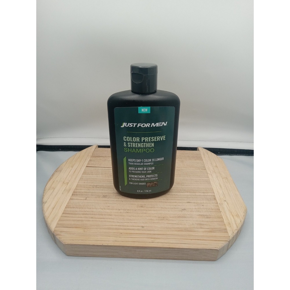 Just‎ For Men Color Preserve & Strengthen Shampoo - 8 oz, Light Shades